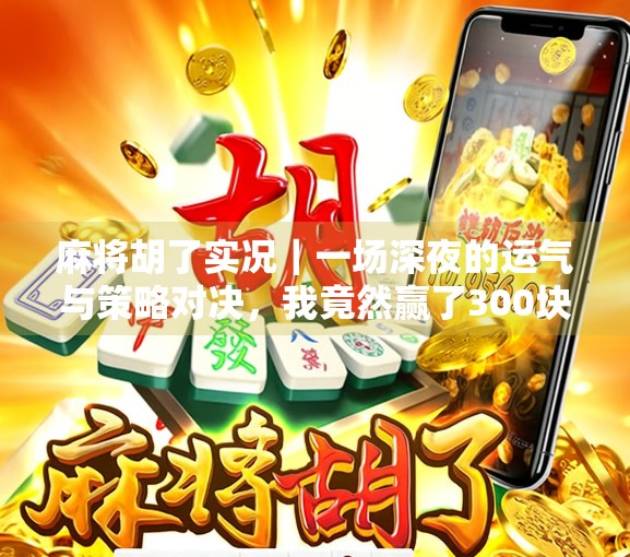 麻将胡了实况｜一场深夜的运气与策略对决，我竟然赢了300块！