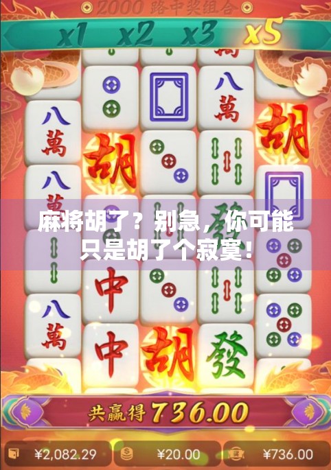 麻将胡了？别急，你可能只是胡了个寂寞！