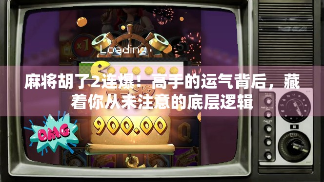 麻将胡了2连爆！高手的运气背后，藏着你从未注意的底层逻辑