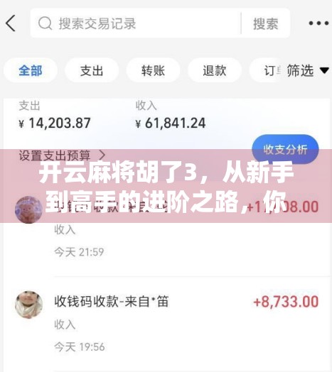 开云麻将胡了3，从新手到高手的进阶之路，你真的准备好了吗？