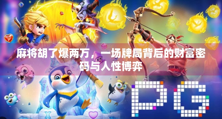 麻将胡了爆两万，一场牌局背后的财富密码与人性博弈