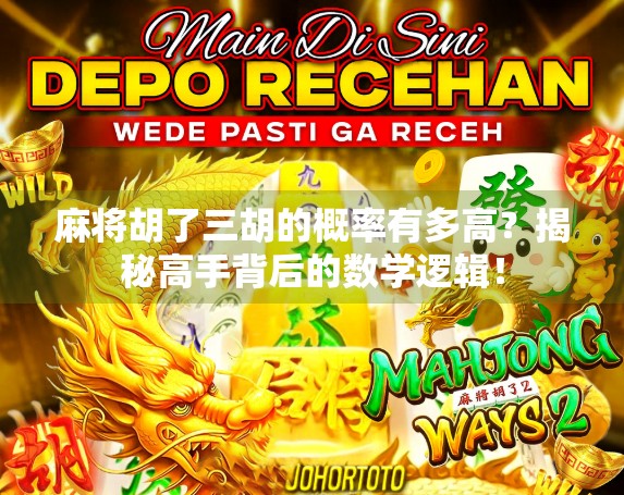 麻将胡了三胡的概率有多高？揭秘高手背后的数学逻辑！