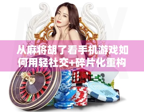 从麻将胡了看手机游戏如何用轻社交+碎片化重构中国人的休闲方式
