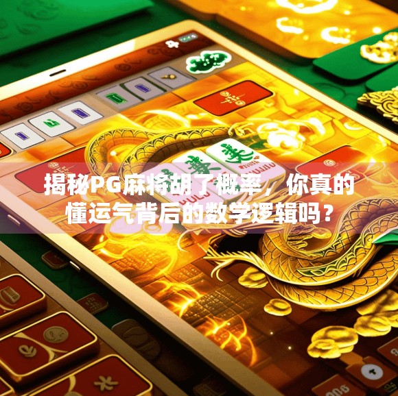 揭秘PG麻将胡了概率，你真的懂运气背后的数学逻辑吗？